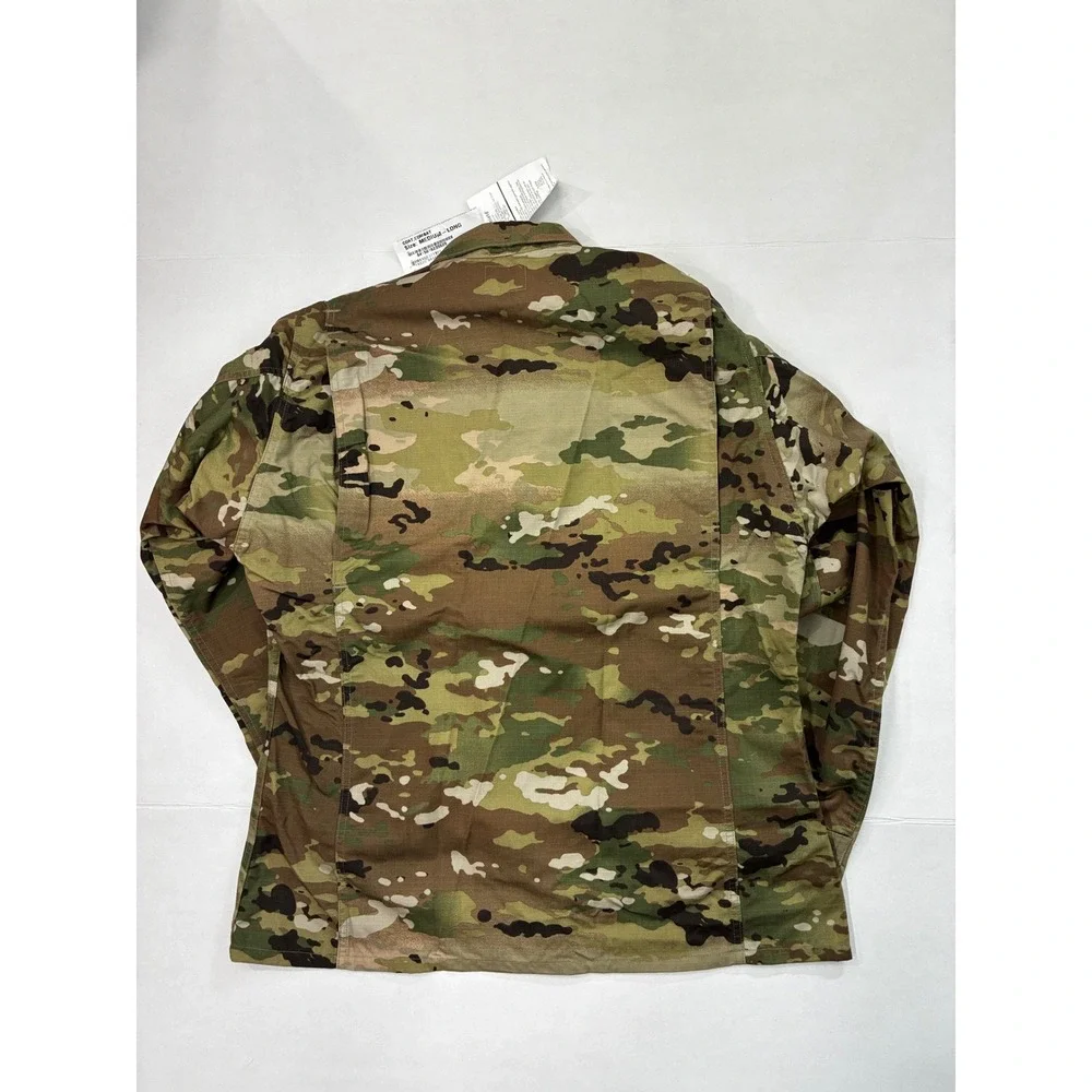 Camouflage US Army OCP Combat Coat Mens Medium Long New Shield Ripstop‎ Jacket